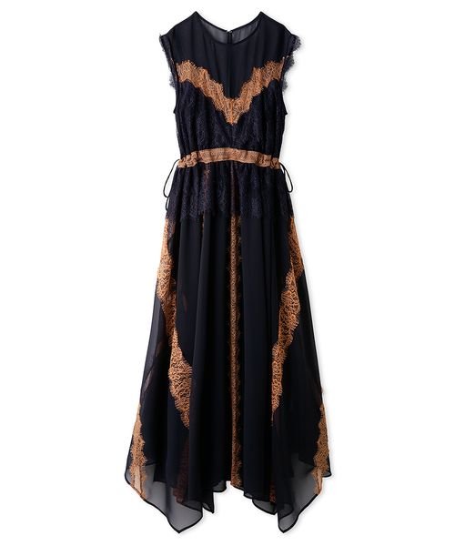 レーストリムフレアドレス 予めご了承ください