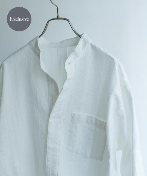 URBAN RESEARCH(アーバンリサーチ)/『別注』MASTER&Co.×UR　COTON DOBBY SHORT－SLEEVE SHIRTS/2WHT