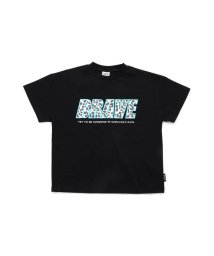 BREEZE(ブリーズ)/WEB限定  ジュニア発泡プリントロゴTシャツ/ブラック