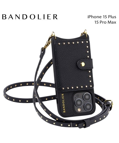 BANDOLIER バンドリヤー iPhone15 Plus iPhone 15 Pro Max スマホケース スマホショルダー 携帯 アイフォン ニコル マグ 