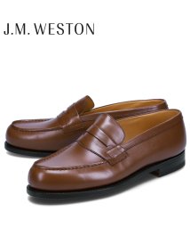 J.M.WESTON/ジェイエムウェストン J.M.WESTON ローファー シグニチャー メンズ Dワイズ 本革 SIGNATURE LOAFER ライト ブラウン 180/506198329