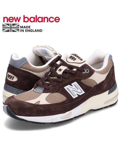 ニューバランス new balance 991 スニーカー メンズ Dワイズ MADE IN UK ブラウン M991BGC シューズ EIM2268650744(17492円)