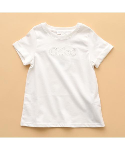 Chloe(クロエ)/Chloe Kids 半袖 Tシャツ C20110 ロゴ刺繍/その他