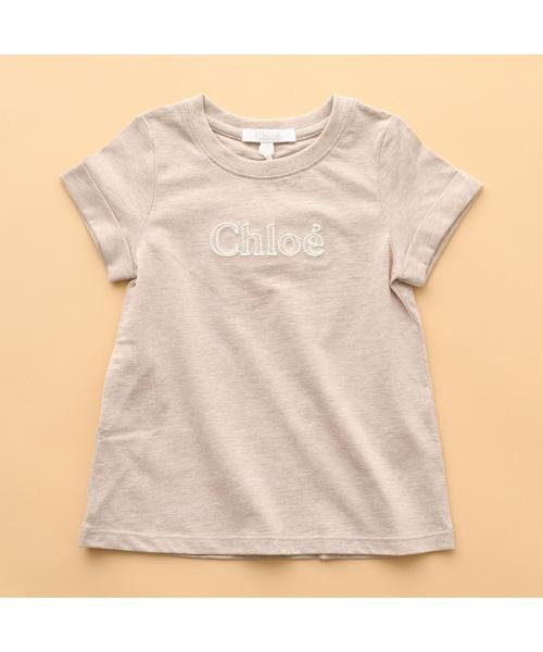 セール】Chloe Kids 半袖 Tシャツ C20112 ロゴ刺繍(506202349  