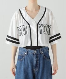JOINT WORKS(ジョイントワークス)/ANNA SUI NYC NYエンブロイダリーベースボールショートシャツ　ANNY－289/ホワイト