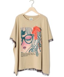 ScoLar/メガネスカラーちゃんプリントTシャツ/506202517
