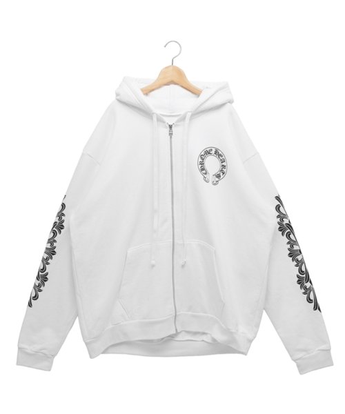 クロムハーツ パーカー フーディー ホワイト メンズ CHROME HEARTS 164227 WHT CHROME HEARTS クロムハーツ パーカー フーディー ホワイト メンズ