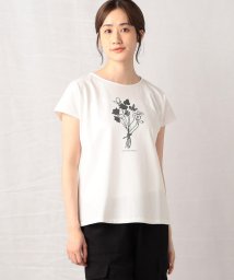  Comme ca Mature/花束プリントTシャツ/506081659
