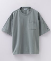 MAC HOUSE(men)(マックハウス（メンズ）)/DISCUS ディスカス ポンチ素材 COOLMAX Tシャツ 4273－0100/サックス