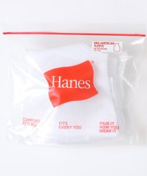 MAC HOUSE(women)(マックハウス（レディース）)/Hanes ヘインズ ブラカップ付きアメリカンスリーブ HW2－Z101/ホワイト