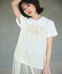 N Natural Beauty Basic/箔プリントTシャツ/506208153