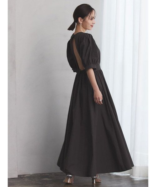 バックオープンフレアワンピース 着丈 袖丈 肩幅 裄丈 ウエスト