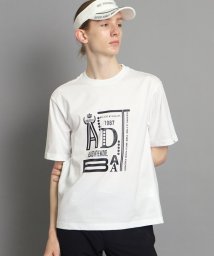 adabat(アダバット)/ロゴデザイン組み合わせ 半袖Tシャツ/ホワイト（001）