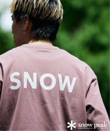 JOURNAL STANDARD relume Men's(ジャーナルスタンダード　レリューム　メンズ)/《追加予約》SNOW PEAK / スノーピーク 別注 SP Logo Tシャツ/ピンク