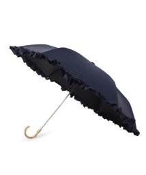 Ober Tashe/完全遮光 遮光率100％　晴雨兼用日傘 3段折 リボン折りたたみ傘/506212715