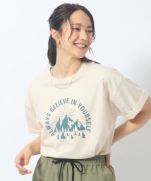 SHOO・LA・RUE/【洗える/プチプラ/綿100％】グラフィック半袖ゆるTシャツ/506003397