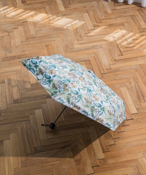 VICKY(ビッキー)/【オリジナル柄デザイン】晴雨兼用(UV99.9%カット)折り畳み傘/グリーン系その他