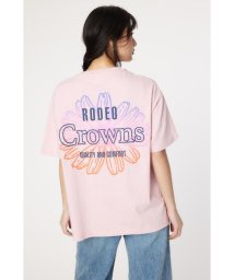 RODEO CROWNS WIDE BOWL(ロデオクラウンズワイドボウル)/SUMMER FLOWER Tシャツ/L/PNK1