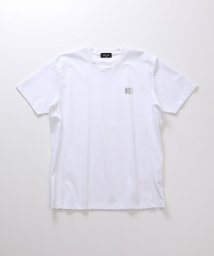 Men's Bigi(メンズビギ)/ラインストーンクルーネックTシャツ/ホワイト