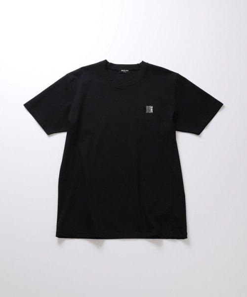 Men's Bigi(メンズビギ)/ラインストーンクルーネックTシャツ/ブラック