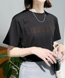 reca(レカ)/接触冷感フロッキーロゴプリントTシャツ(on4644596)/ブラック