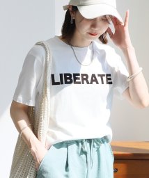 reca(レカ)/接触冷感フロッキーロゴプリントTシャツ(on4644596)/オフホワイト