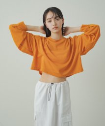 PAL OUTLET/【earthy_】シアークロップドロンT/506216407