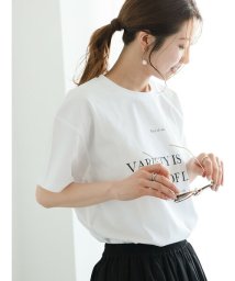Te chichi(テチチ)/ロゴコンビプリントTシャツ/オフホワイト