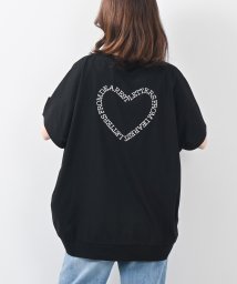 felt maglietta/ハートバックロゴ刺繍Tシャツ/506216884