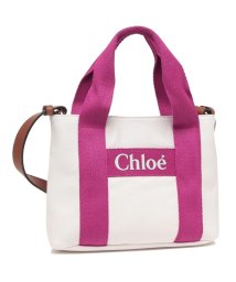Chloe/クロエ トートバッグ ショルダーバッグ キッズ ガールズ ホワイト ピンク レディース CHLOE C20046 117/506217402