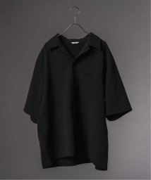 EDIFICE(エディフィス)/T/E(ティー/イー) フレンチパジャマシャツ/ブラック