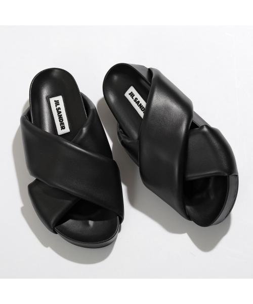 セール】JIL SANDER サンダル J15WP0043 クロスストラップ (506220973 