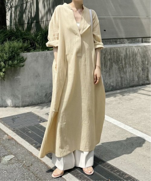 【R’IAM】スキッパーシャツワンピース 