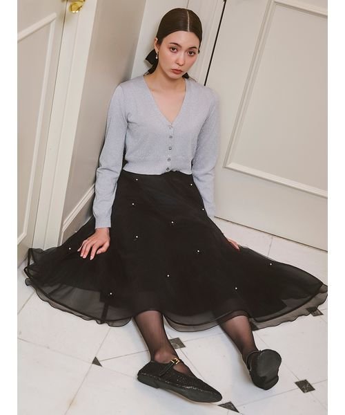 リボンパールチュールスカート(506224615)｜阪急百貨店公式通販サイト  