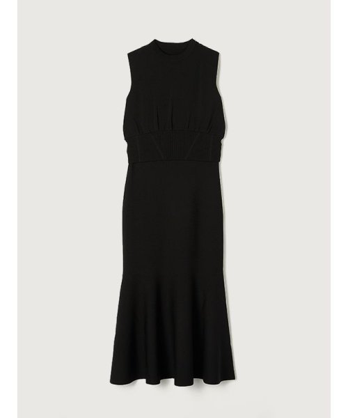 ウエストリブクロップドニットセットアップ 着丈 スカート トップス ポリエステル50% レーヨン33% バスト 肩幅 ウエスト ヒップ 89cm