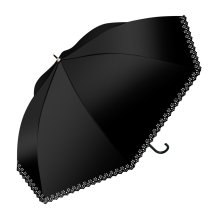 BACKYARD FAMILY(バックヤードファミリー)/晴雨兼用日傘 58cm ブラックコーティング/ブラック