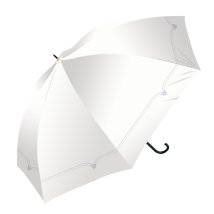 BACKYARD FAMILY(バックヤードファミリー)/晴雨兼用日傘 58cm ブラックコーティング/ホワイト系2