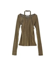 CLANE/TULLE FLOCKY LAYERED TOPS/506227416