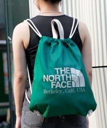 THE NORTH FACE(ザノースフェイス)/THE NORTH FACE ノースフェイス WHITE LABEL ホワイトレーベル 韓国限定 BIG LOGO STRING BAG ビッグロゴ ストリング/グリーン