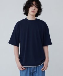 coen/ワッフルフェイクレイヤードTシャツ/506241175