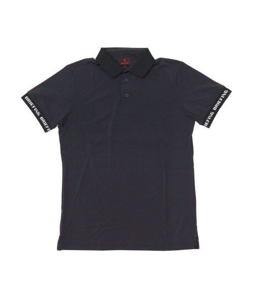 【日本正規品】 ブリーフィング ゴルフ ウェア BRIEFING GOLF ポロシャツ 半袖 MENS LOGO BACK RIB POLO BRG241M70 BRIEFING