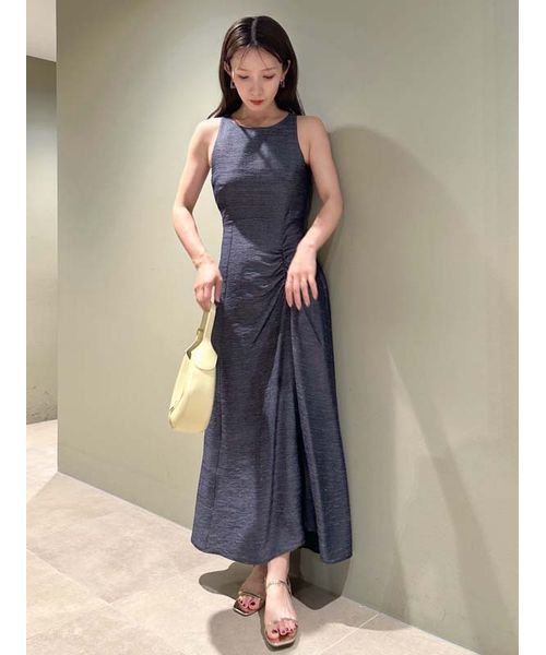 ドロストバッグオープンワンピース 予めご了承ください 総丈 5cm バスト ウエスト