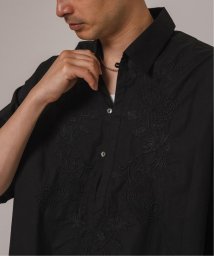 EDIFICE(エディフィス)/india made ポプリン スキッパーシャツ/ブラック