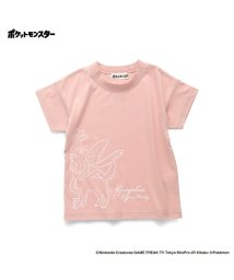 BRANSHES(ブランシェス)/【Pokemon/ポケットモンスター（ポケモン）】半袖Tシャツ/ピンク