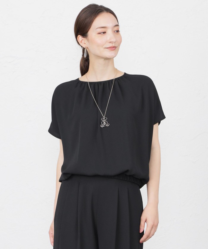 【新品】　AMACA アマカ　フレンチスリーブ　Tシャツ　カットソー フレンチスリーブプルオーバー(トップス)｜AMACA(アマカ)の