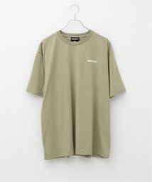 417 EDIFICE(フォーワンセブン　エディフィス)/BARBOUR / バブアー OS small Barbour logo T－Shirts/カーキ