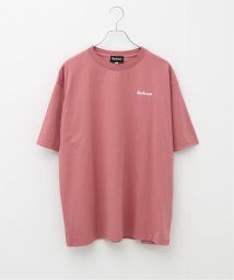 417 EDIFICE(フォーワンセブン　エディフィス)/BARBOUR / バブアー OS small Barbour logo T－Shirts/ピンク