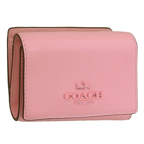 COACH(コーチ)/COACH コーチ MICRO WALLET マイクロ ウォレット 三つ折り 財布  /ピンク