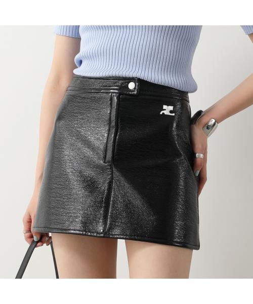 セール】Courreges ミニスカート REEDITION VINYL PERCJU001VY0014  