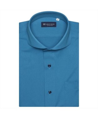TOKYO SHIRTS/【持続涼感】 COOL SILVER(R) ホリゾンタルワイド 半袖 形態安定 ニットシャツ/506248161